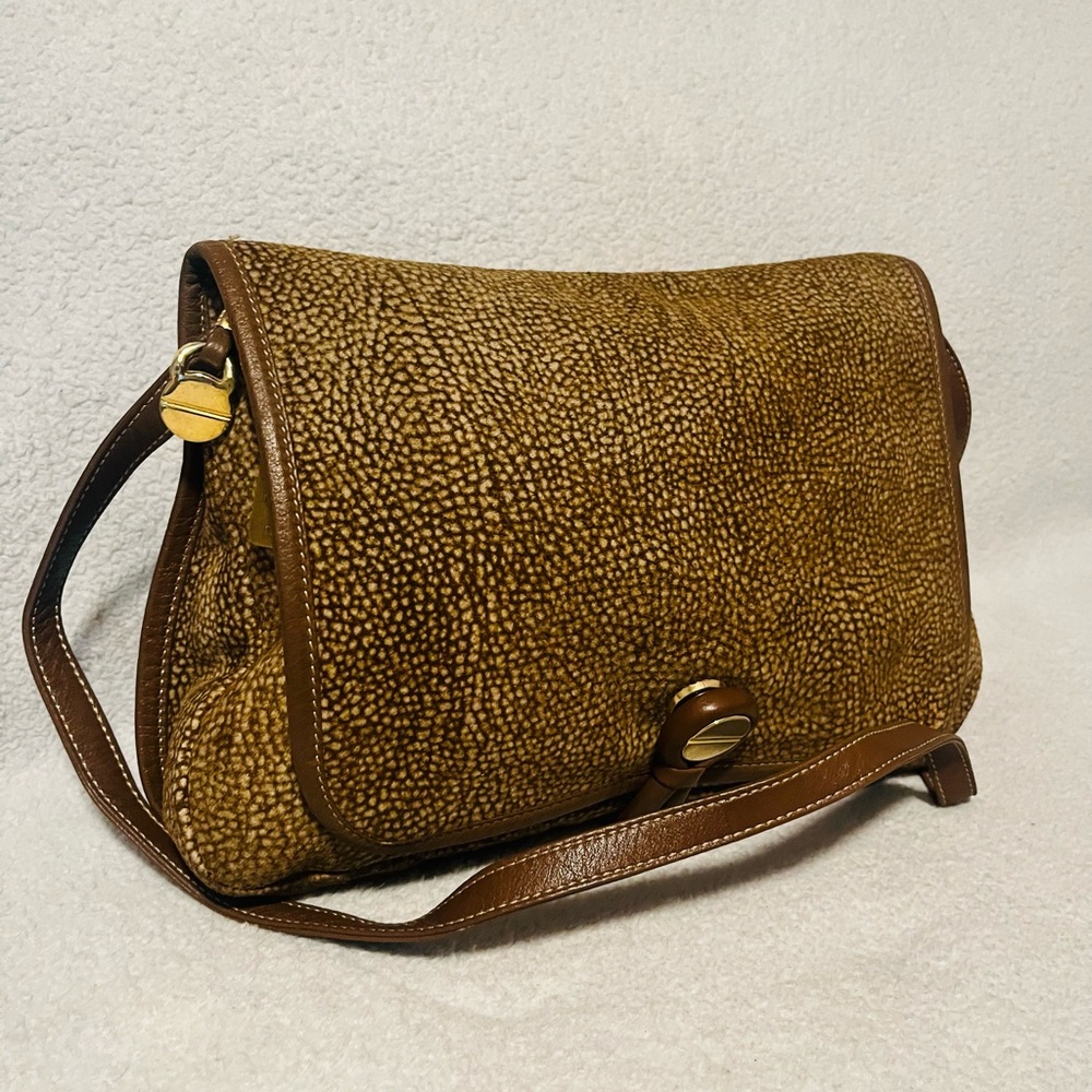 Borbonese Quail Suede Shoulder Bag - Picture 12 of 12